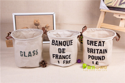 外貿(mào)熱賣(mài) 創(chuàng)意棉麻復(fù)古收納箱，廠家直銷(xiāo)批發(fā)首選